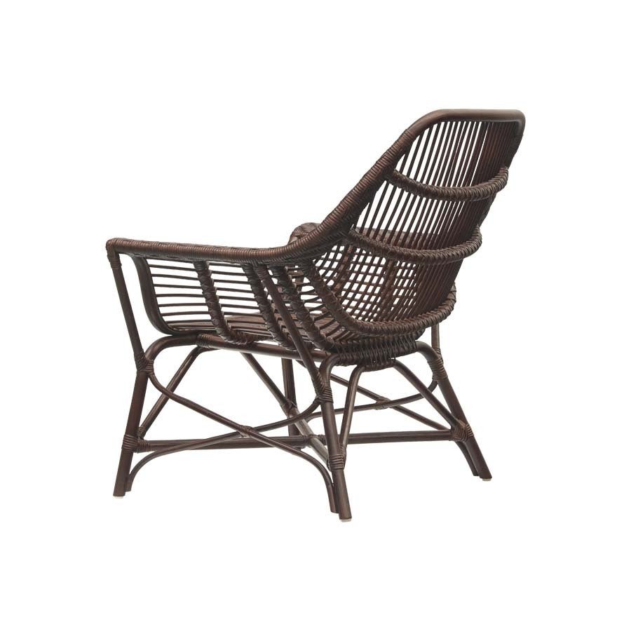 GROVE LOUNGE CHAIR / BROWN RATTAN - Green Design Gallery