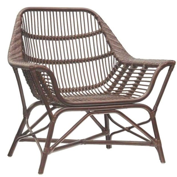 GROVE LOUNGE CHAIR / BROWN RATTAN - Green Design Gallery