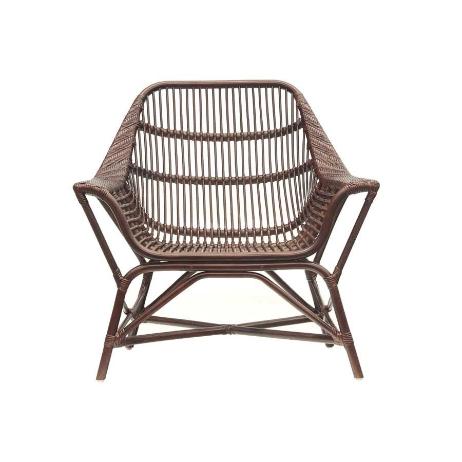 GROVE LOUNGE CHAIR / BROWN RATTAN - Green Design Gallery
