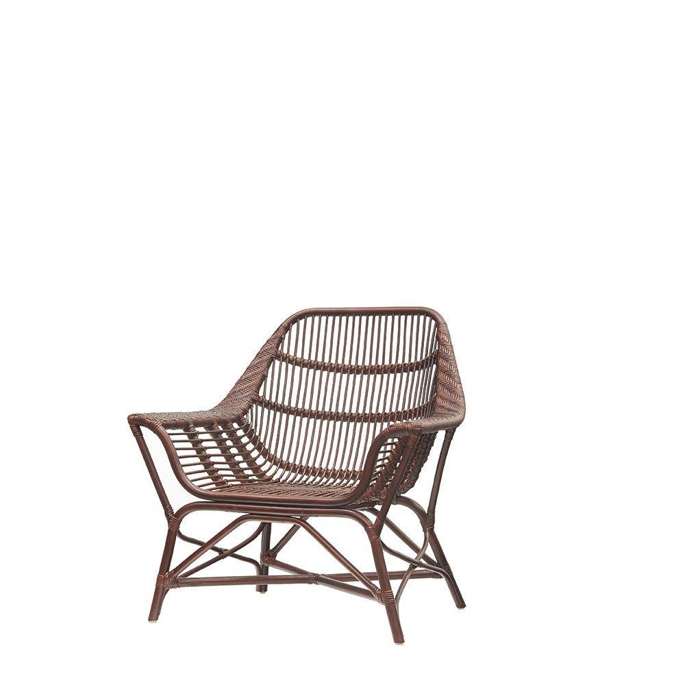 GROVE LOUNGE CHAIR / BROWN RATTAN - Green Design Gallery
