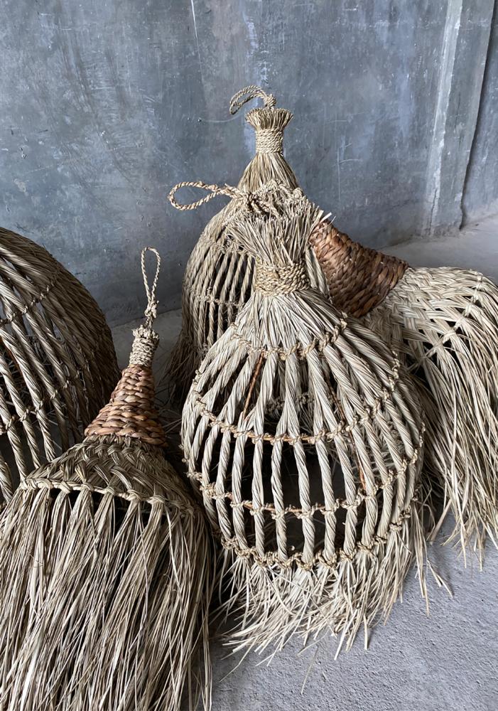 GUAGUA PENDANT SHADE | NATURAL | LARGE - Green Design Gallery