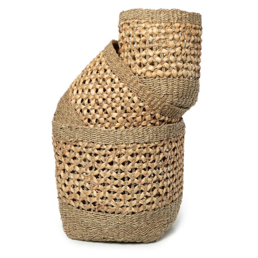 HALONG BAY BASKETS | NATURAL | SET OF 3 - Green Design Gallery