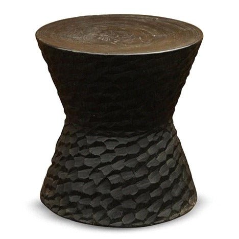HAMMER STOOL + SIDE TABLE / BLACK - Green Design Gallery