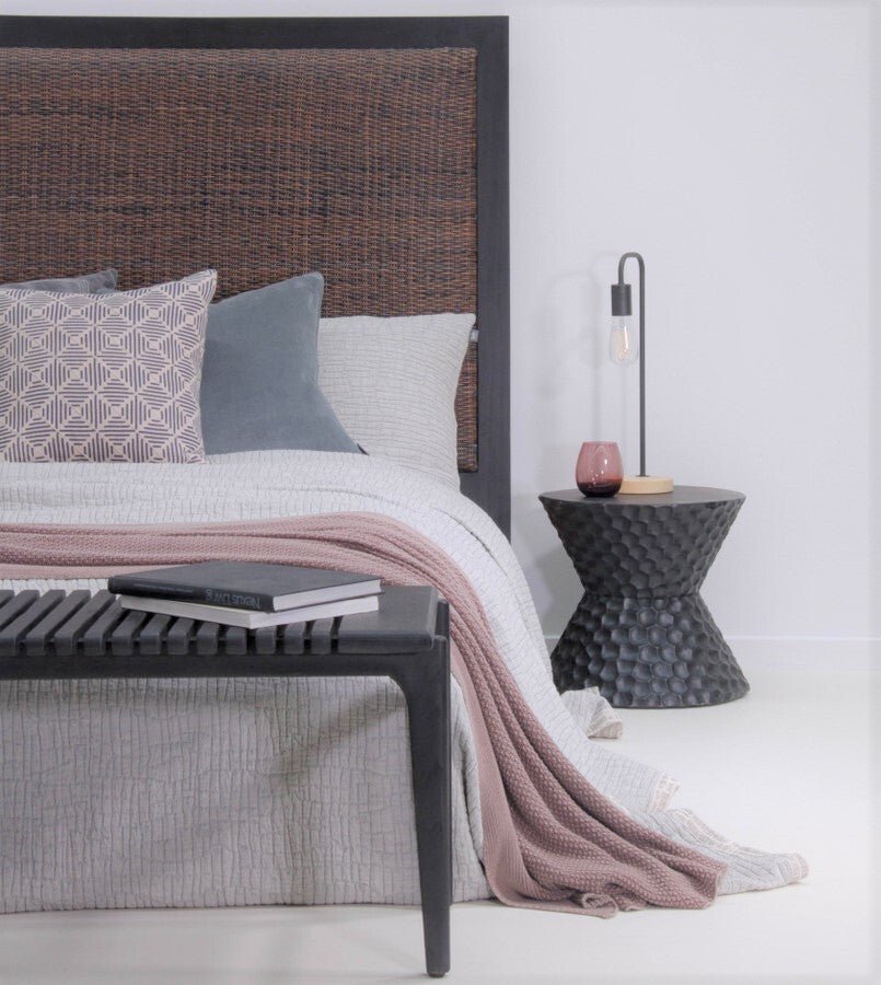 HAMMER STOOL + SIDE TABLE / BLACK - Green Design Gallery