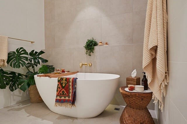 HAMMER STOOL + SIDE TABLE / NATURAL - Green Design Gallery