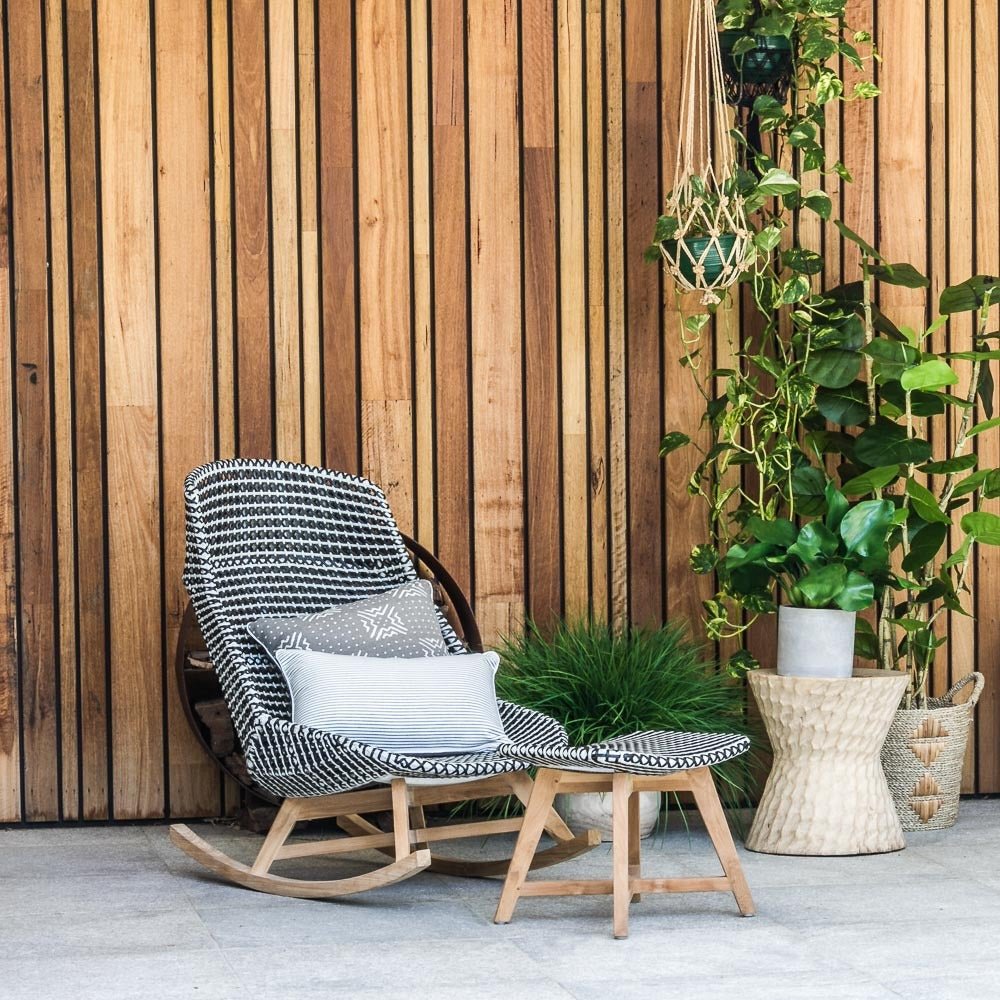 HAMMER STOOL + SIDE TABLE / NATURAL - Green Design Gallery