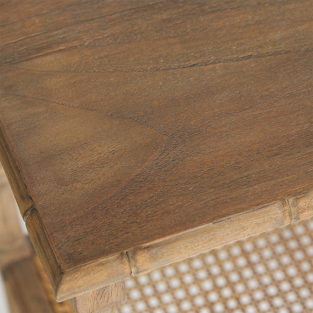 HAMPSHIRE SIDE TABLE | CEDAR +RATTAN - Green Design Gallery