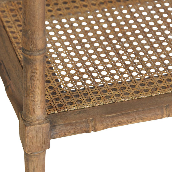 HAMPSHIRE SIDE TABLE | CEDAR +RATTAN - Green Design Gallery
