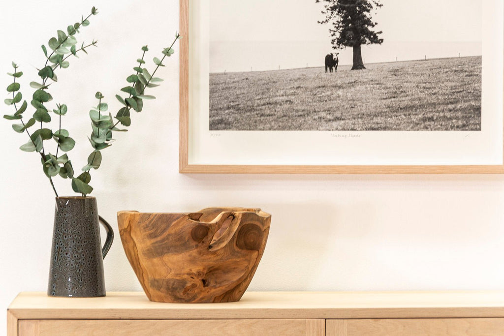 HANDCARVED SALAD BOWL | NATURAL - Green Design Gallery