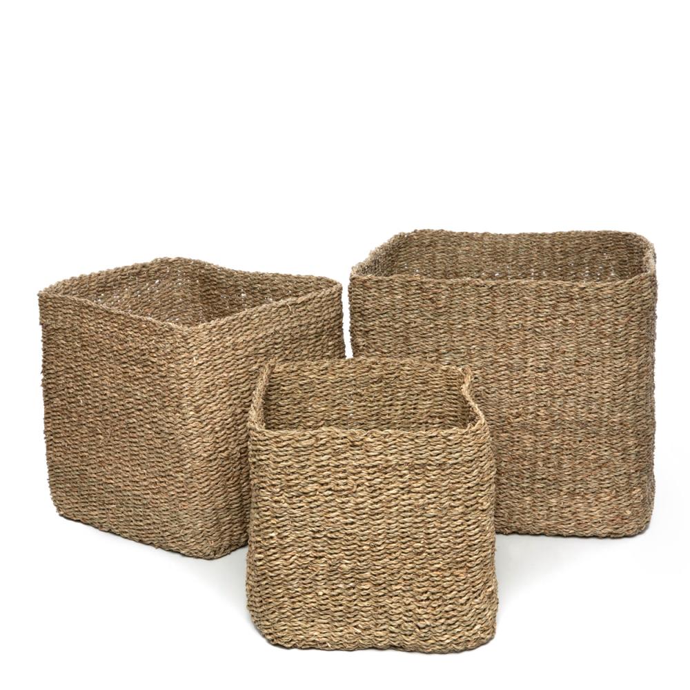 HANOI BASKETS | NATURAL | SET OF 3 - Green Design Gallery