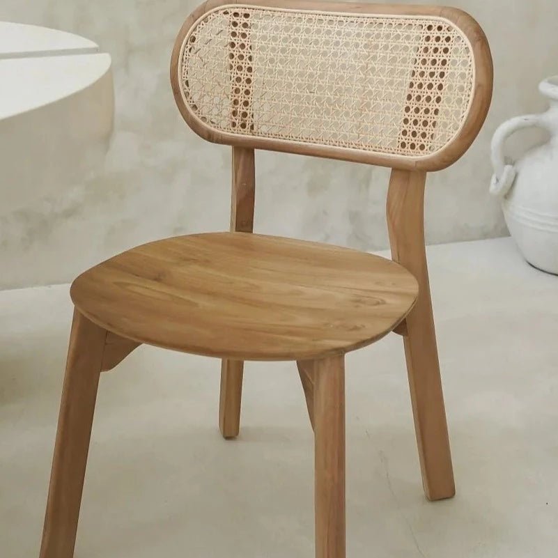 HAPPY DINING CHAIR | NATURAL | SET OF 2 - Green Design Gallery