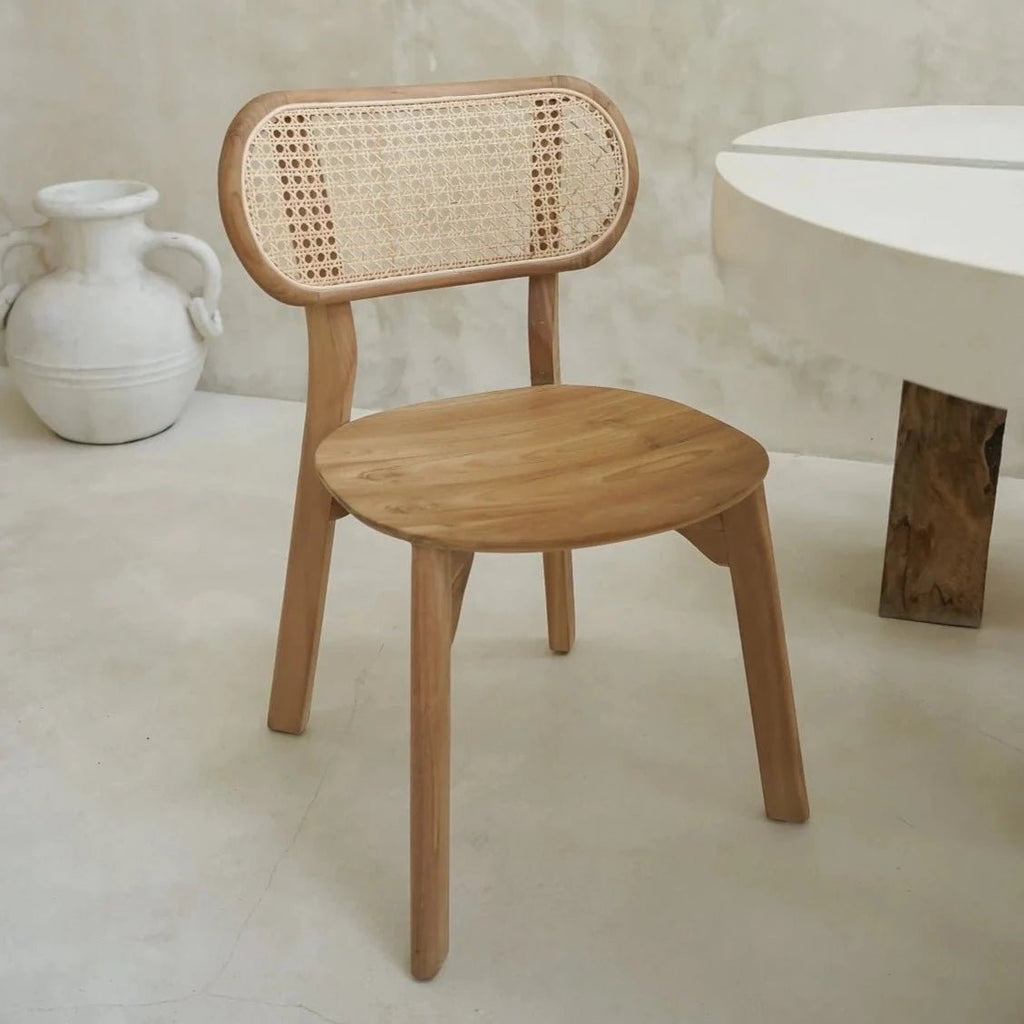 HAPPY DINING CHAIR | NATURAL | SET OF 2 - Green Design Gallery