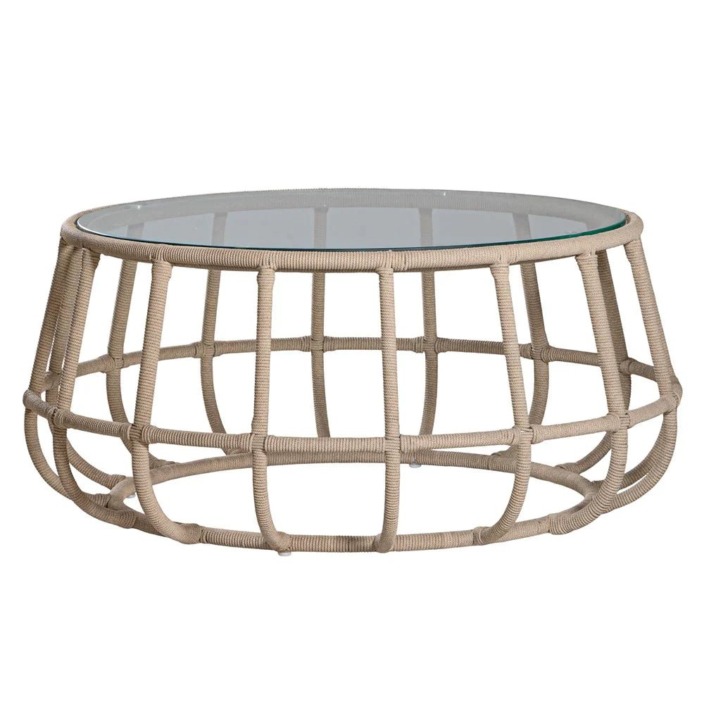 HAVEN OUTDOOR COFFEE TABLE | GLASS TOP - Green Design Gallery