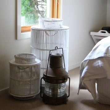 HEMINGWAY LANTERN | WHITE | LARGE - Green Design Gallery