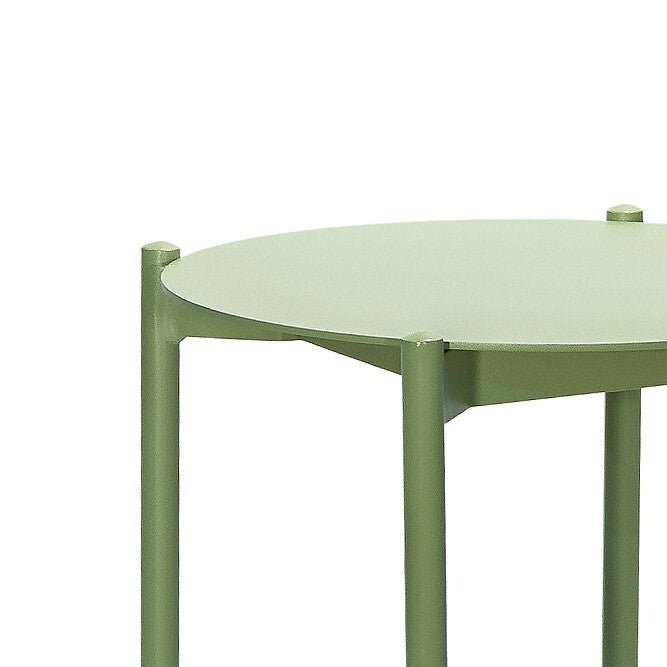 HERON ALUMINUM SIDE TABLE | GREEN SPRING | IN-OUTDOORS - Green Design Gallery