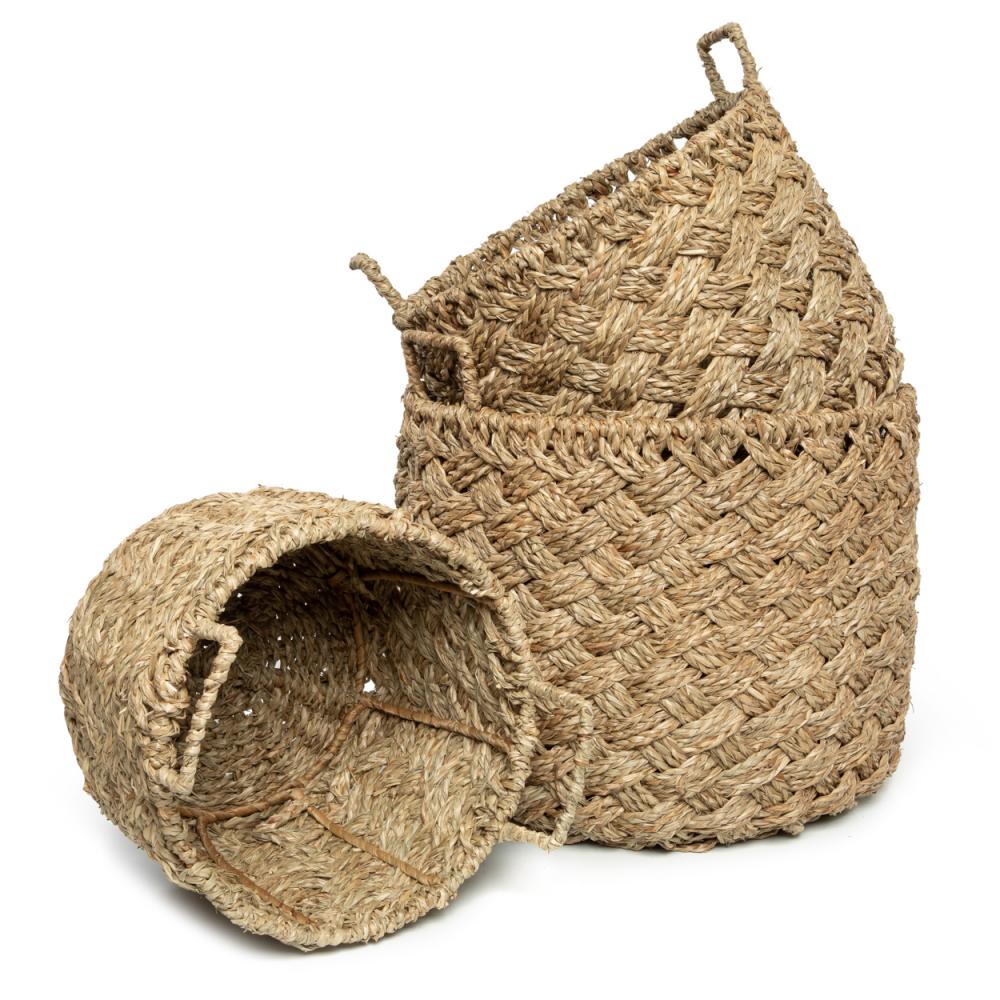 HOI AN BASKETS | NATURAL | SET OF 3 - Green Design Gallery