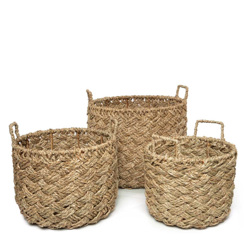 HOI AN BASKETS | NATURAL | SET OF 3 - Green Design Gallery