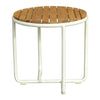 IBIZA ROUND SIDE TABLE / TEAK - Green Design Gallery
