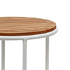 IBIZA ROUND SIDE TABLE / TEAK - Green Design Gallery