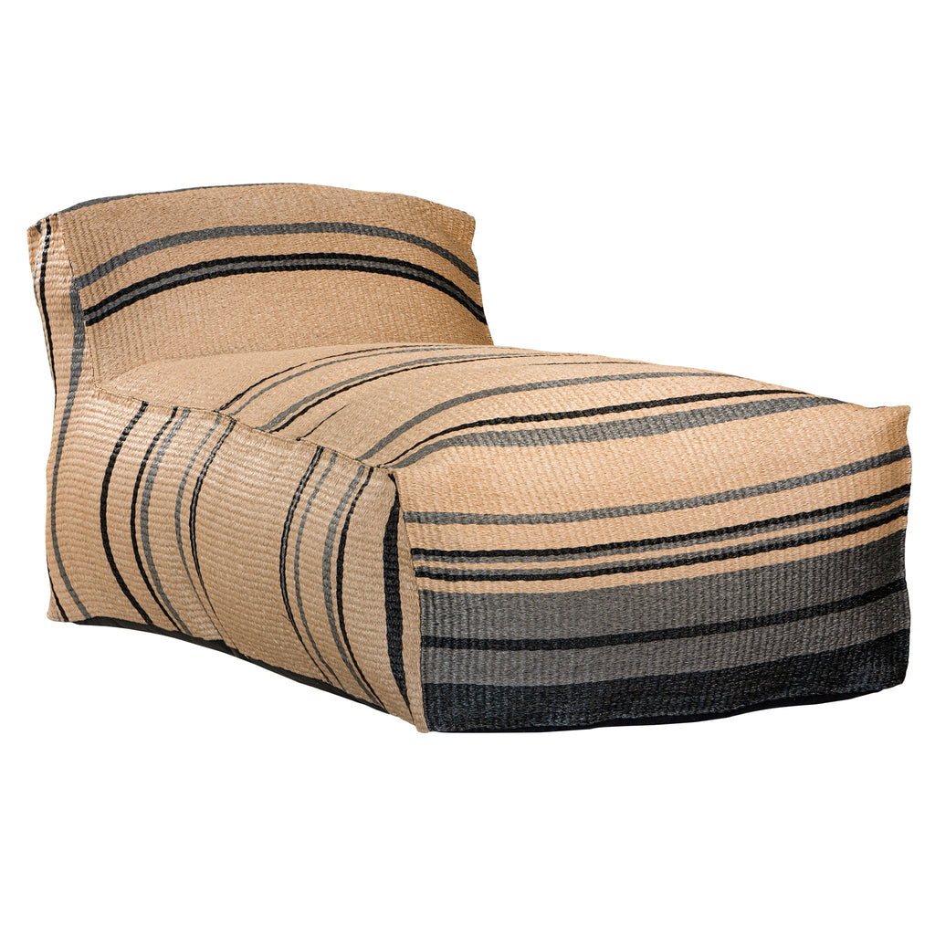 IDUBE OUTDOOR LOUNGER | NATURAL STRIPE - Green Design Gallery