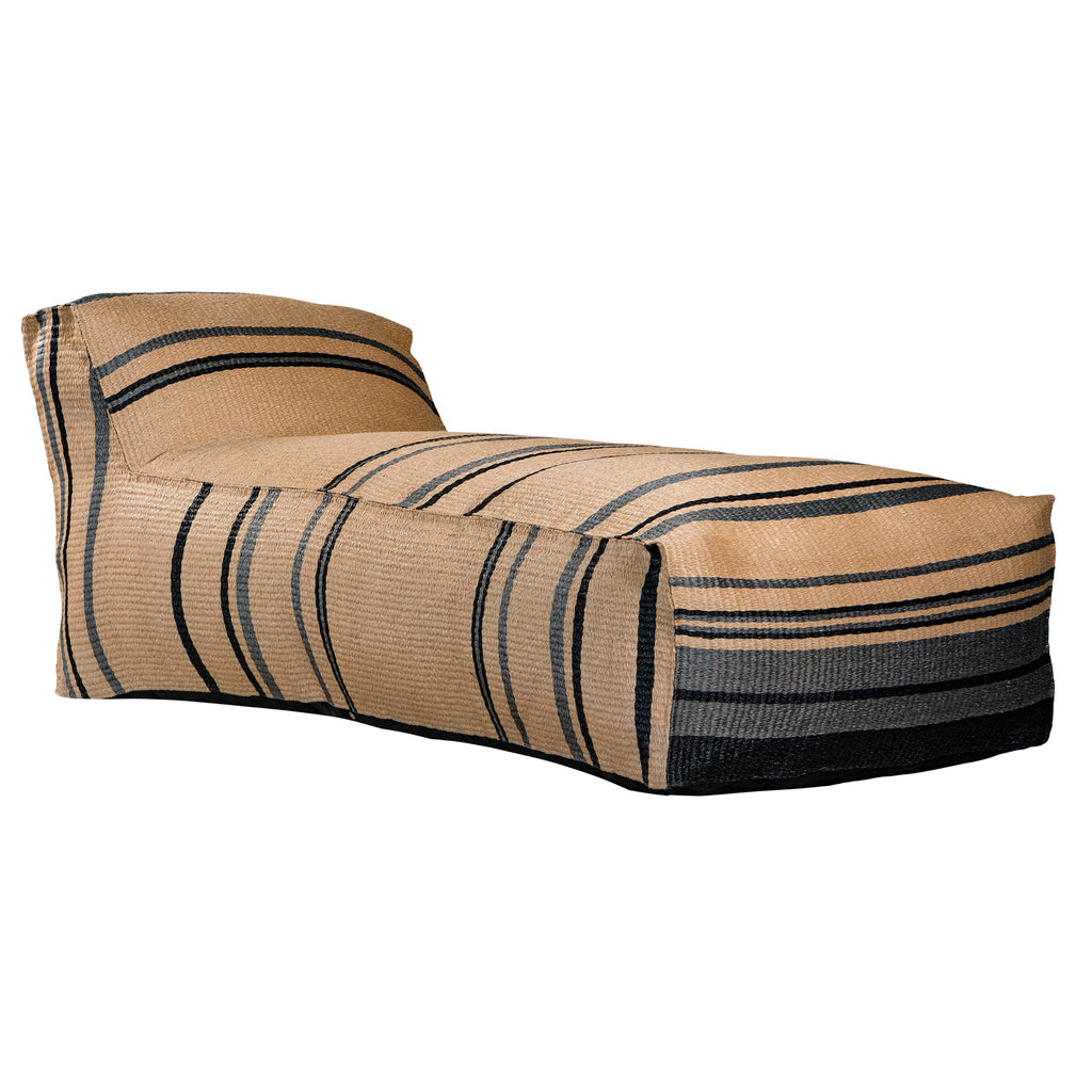 IDUBE OUTDOOR LOUNGER | NATURAL STRIPE - Green Design Gallery