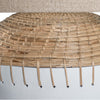 INDUKA TABLE LAMP | WIDE | OATMEAL SHADE - Green Design Gallery