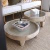 INKOLO SIDE TABLE | GLASS TOP - Green Design Gallery