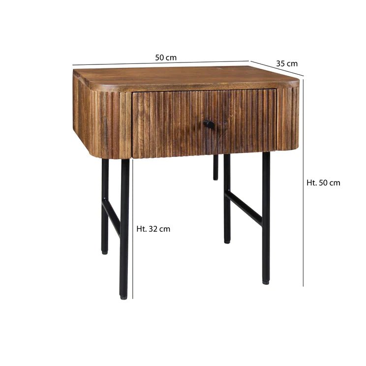 IQUITOS (BED)SIDE TABLE | NATURAL - Green Design Gallery