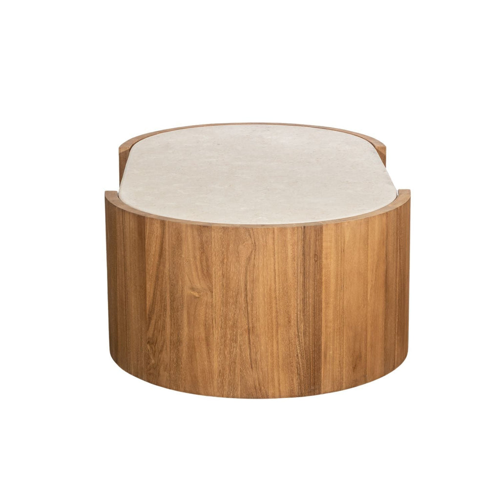 ISAK COFFEE TABLE | MARBLE TOP | NATURAL - Green Design Gallery