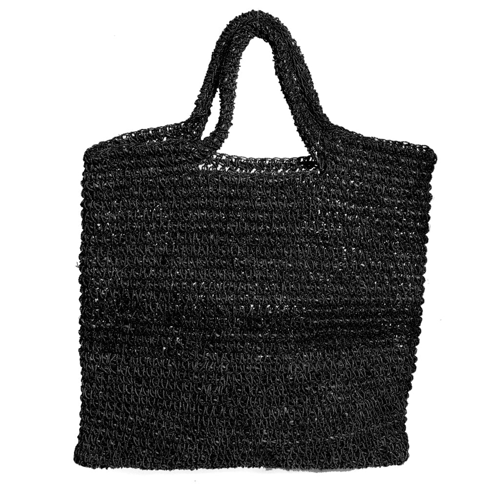 ISLAND TOTE / BLACK - Green Design Gallery