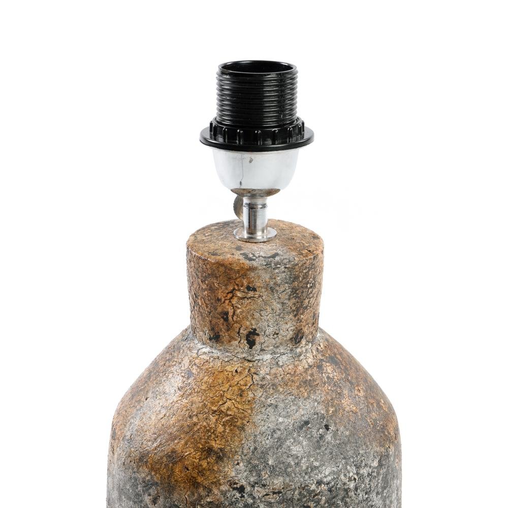 ITHAKA TABLE LAMP | ANTIQUE GREY + NATURAL - Green Design Gallery