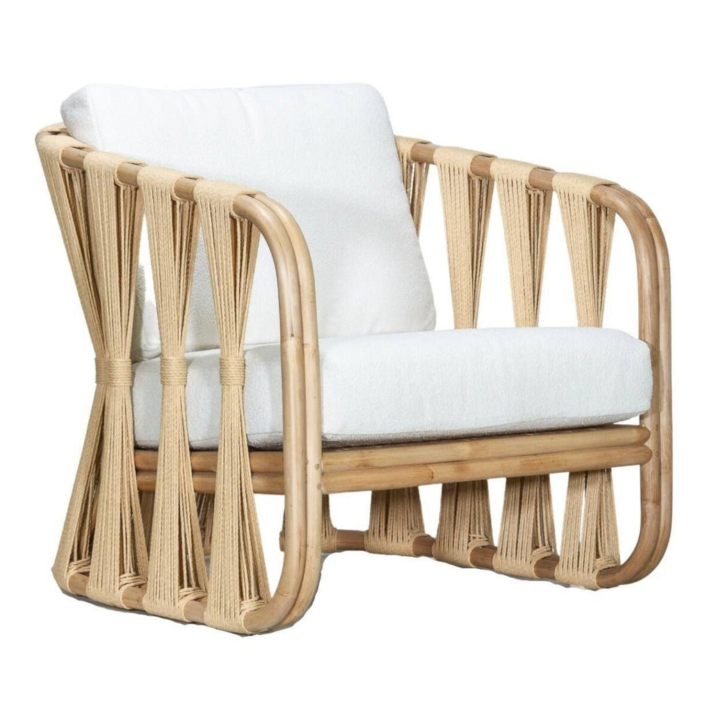 JAGO LOUNGE CHAIR | NATURAL RATTAN - Green Design Gallery