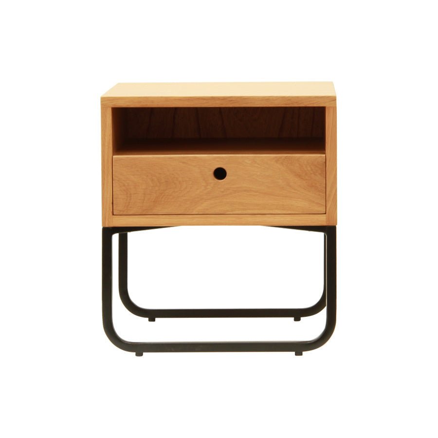 JAYDEN (BED)SIDE TABLE / BLACK FRAME - Green Design Gallery