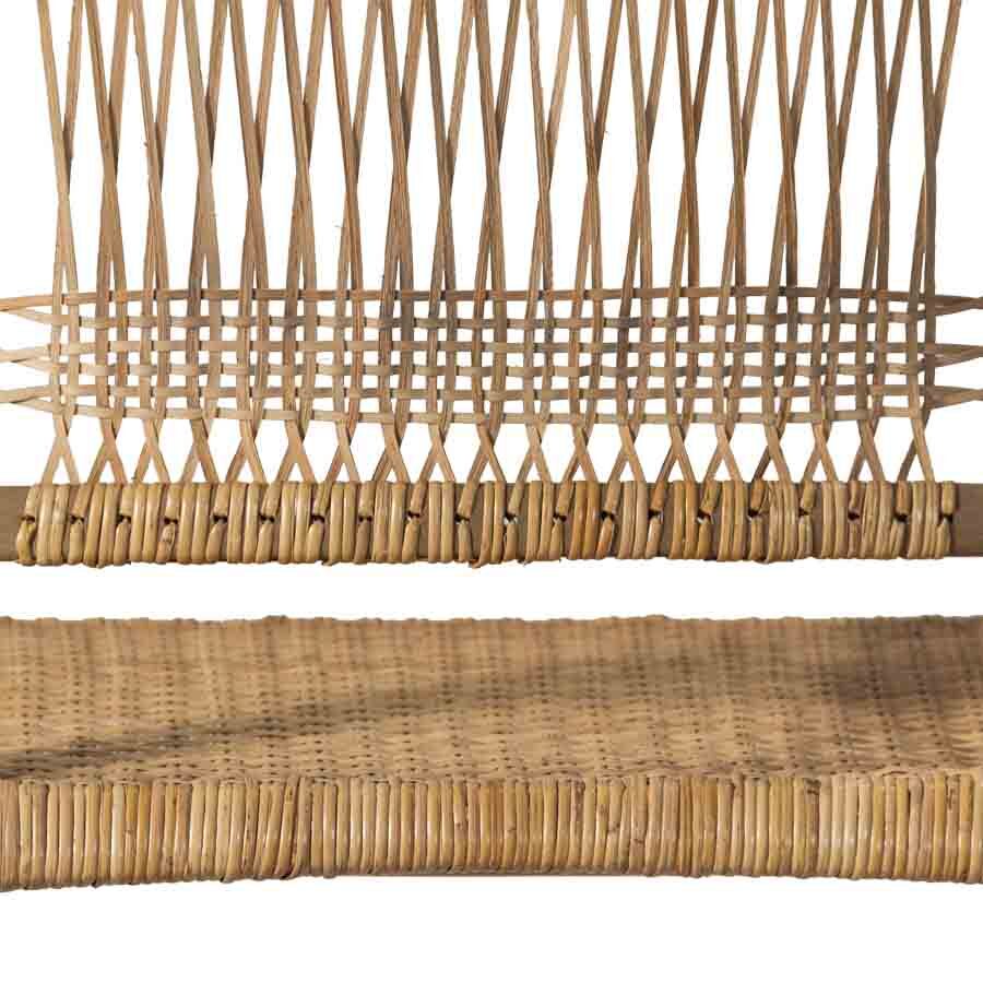 JOKER ARMCHAIR | BLONDE OAK + NATURAL RATTAN - Green Design Gallery