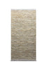Jute + Leather Rug | Smooth Grey (3 Sizes) - Green Design Gallery