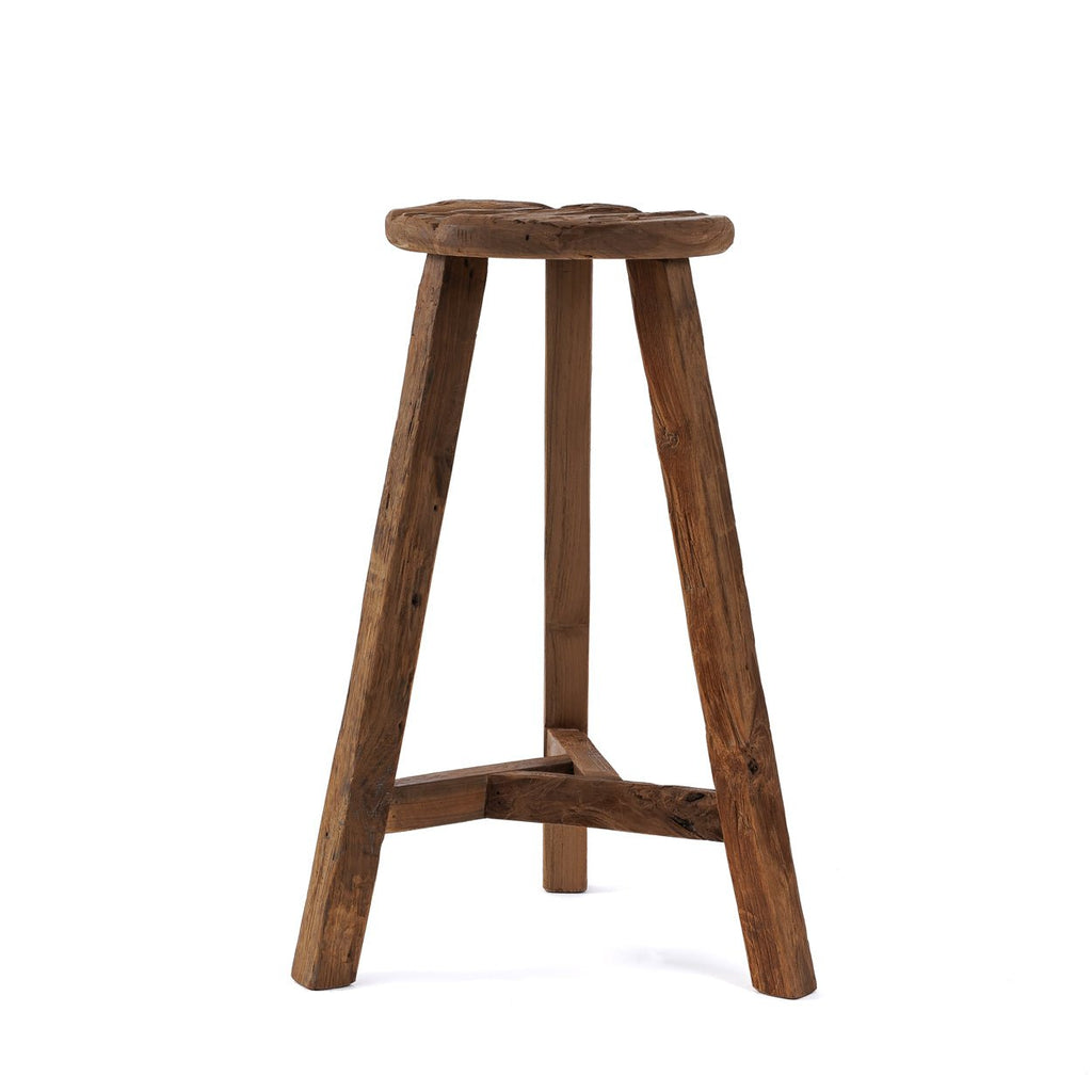 KABUKI BAR STOOL | RECLAIMED TEAK - Green Design Gallery