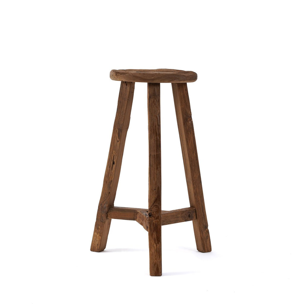 KABUKI BAR STOOL | RECLAIMED TEAK - Green Design Gallery