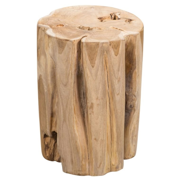KALIMAN SIDE TABLE - STOOL | TEAK ROOT - Green Design Gallery