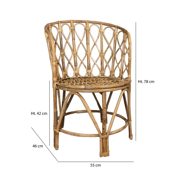 KATAVI ARMCHAIR +CUSHION | NATURAL RATTAN - Green Design Gallery