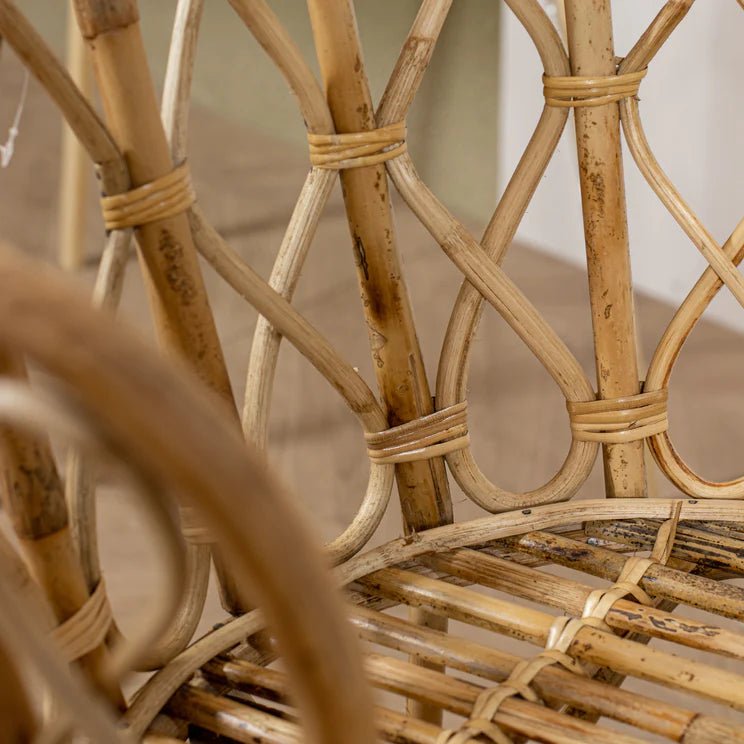 KATAVI ARMCHAIR +CUSHION | NATURAL RATTAN - Green Design Gallery