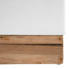 KAYA LUXE COFFEE TABLE | WHITE RESIN + RECLAIMED TEAK (IN-OUTDOORS) - Green Design Gallery
