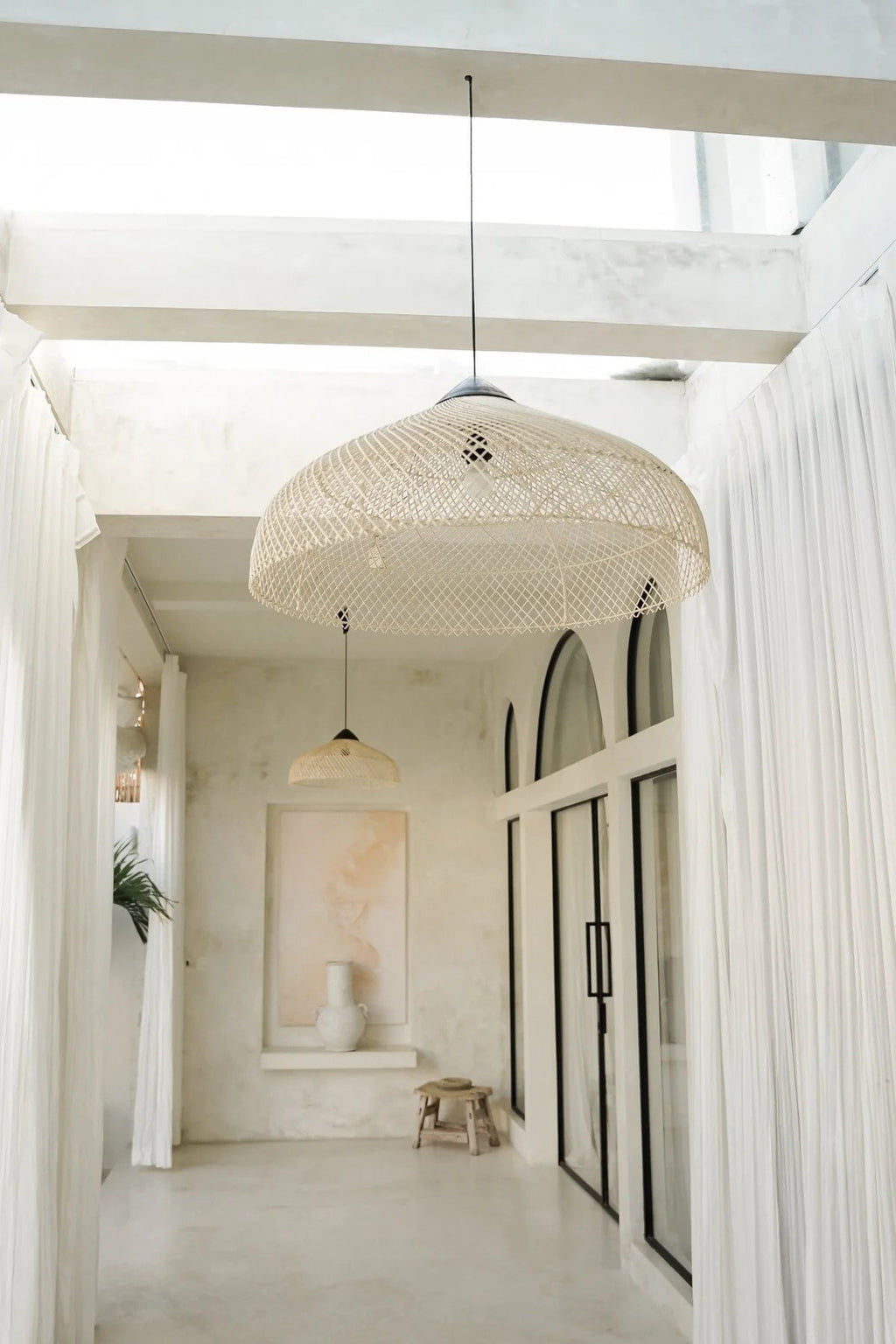 KAYU ATAL PENDANT | NATURAL RATTAN | XL - Green Design Gallery