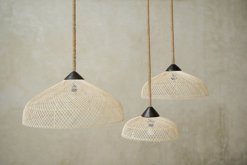 KAYU ATAL PENDANT | NATURAL RATTAN | XL - Green Design Gallery