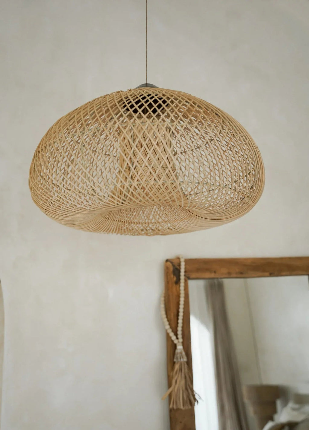 KAYU PENDANT | NATURAL RATTAN | LARGE - Green Design Gallery