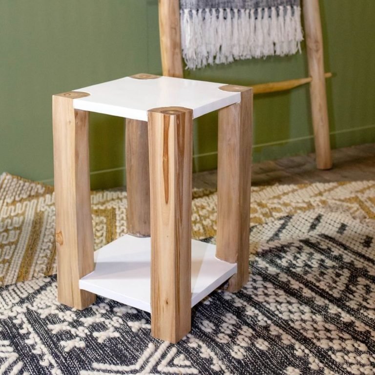 KENDARI SIDE TABLE | TEAK - Green Design Gallery