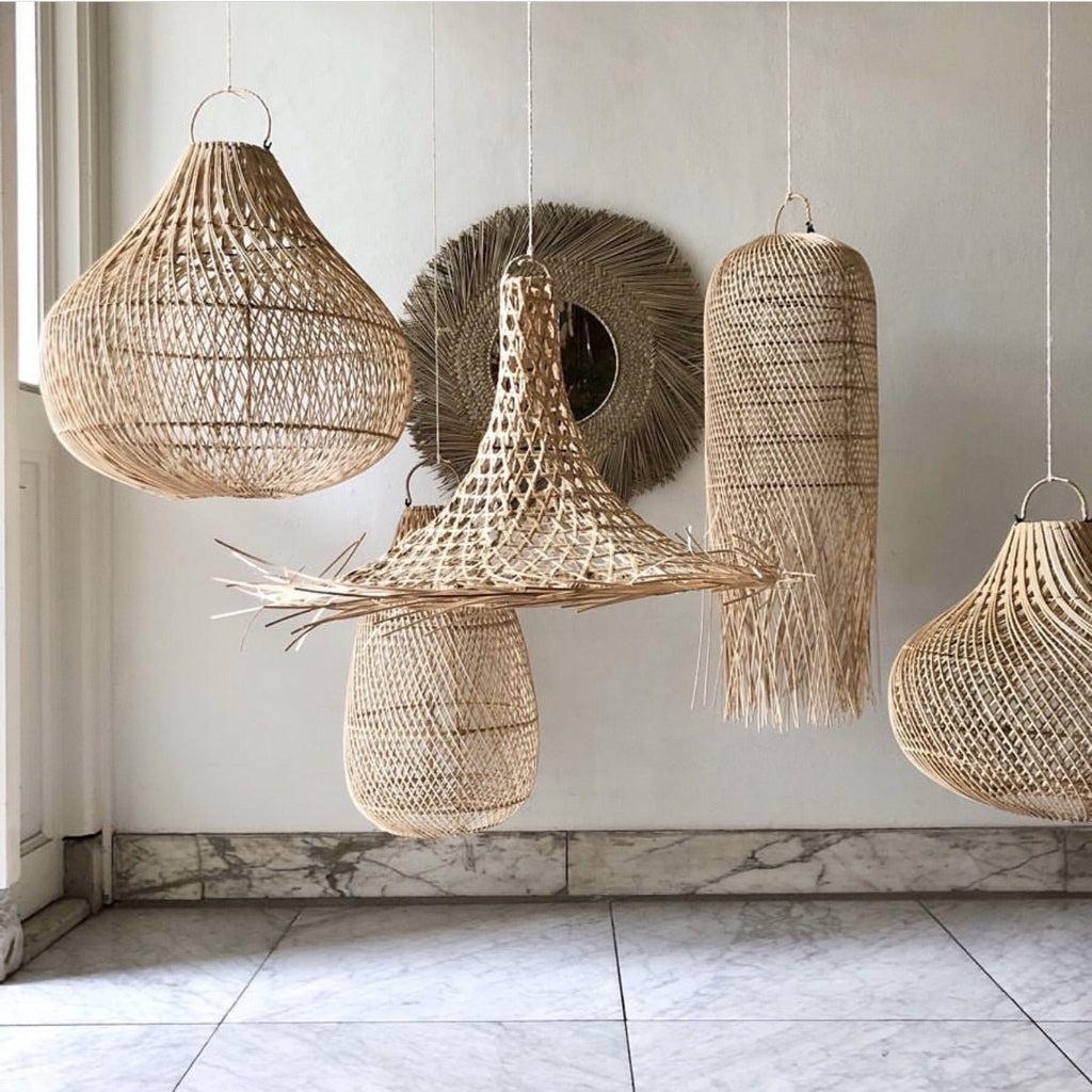 KENDI PENDANT SHADE | NATURAL - Green Design Gallery