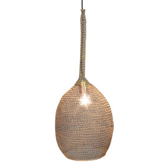 KENZA WIRE PENDANT SHADE | GOLD - Green Design Gallery