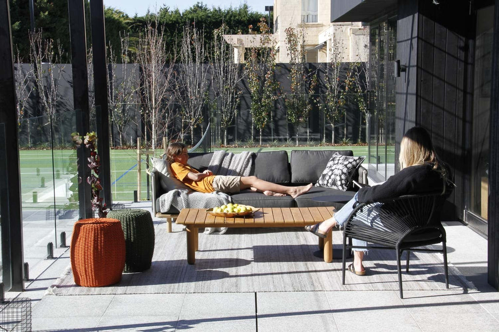 KIANA LOUNGE CHAIR / BLACK (INDOOR-OUTDOOR) - Green Design Gallery