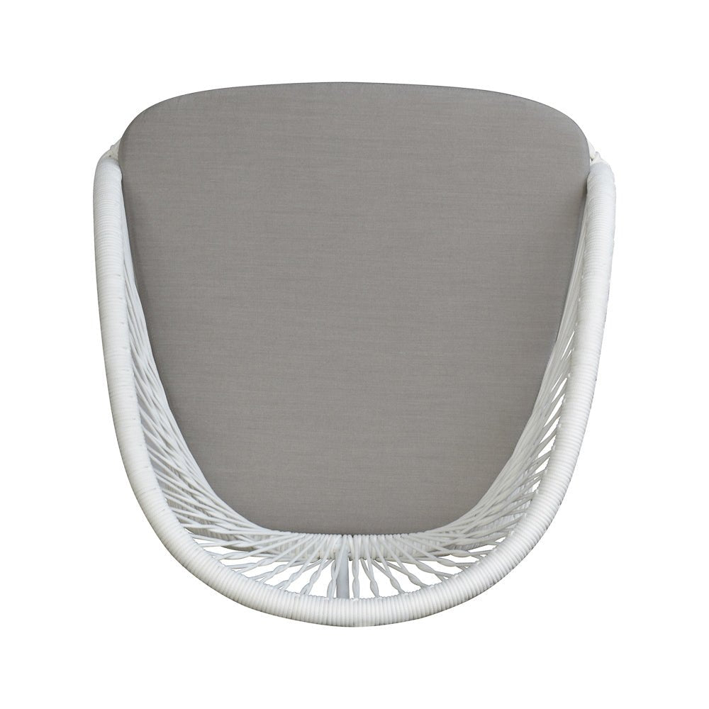 KIANA LOUNGE CHAIR / WHITE (INDOOR-OUTDOOR) - Green Design Gallery