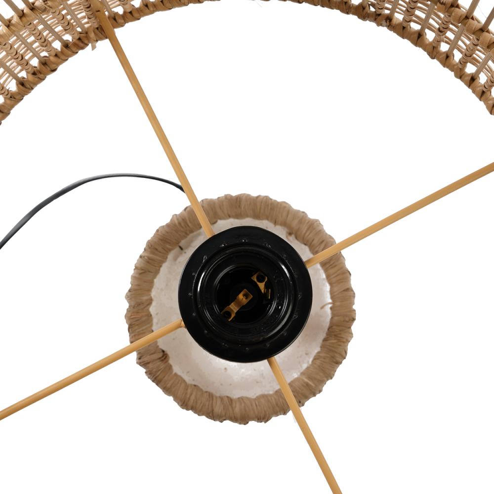 KISKA TABLE LAMP | WHITE + NATURAL - Green Design Gallery